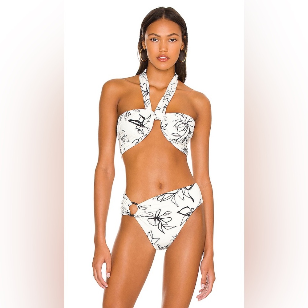 NWT Revolve Revel Ray Women’s Noir Floral Bikini Set Top (Small)/Bottom (Medium) - Picture 11 of 11